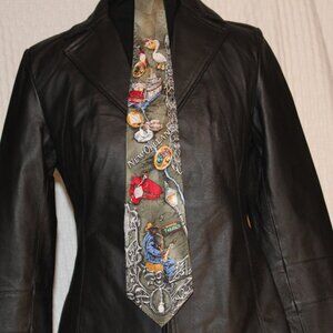 Tabasco New Orleans Novelty Silk Tie XL 60"